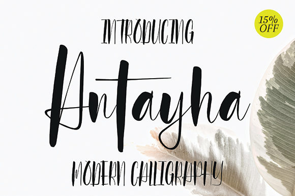 Antayha: A Sweet Script Font for Modern Branding