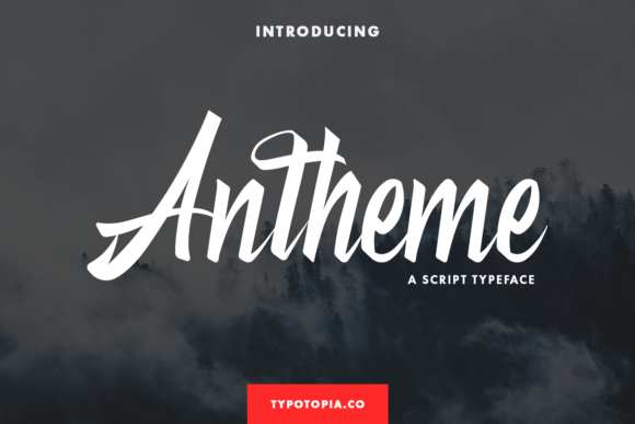Antheme Script Font for High-Impact Visuals