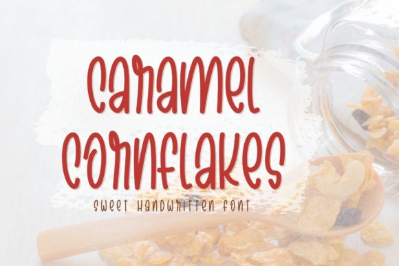 Caramel Cornflakes Font Review for Branding