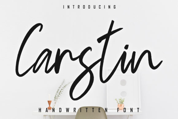 Carstin: A Timeless Script Handwritten Font for Makers