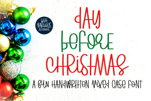 Designing with Day Before Christmas: A Quirky Script Font Story