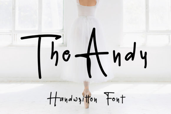 Designing with The Andy: A Sweet Script Handwritten Font