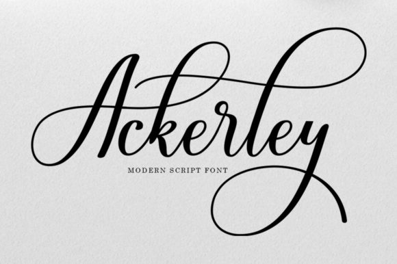 Elevate Web Design with the Ackerley Script Font