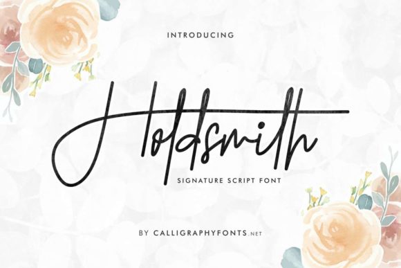 Holdsmith: A Timeless Script Handwritten Font for Editors