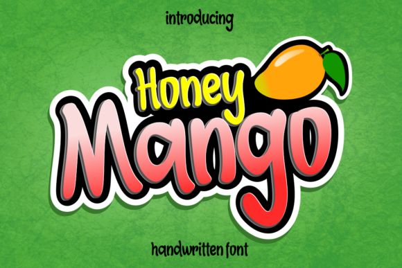 Honey Mango Font for Editorial Design