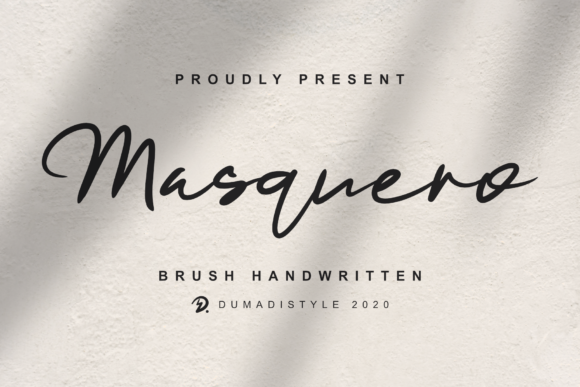 Masquero: A Contemporary Script Font for Web Design