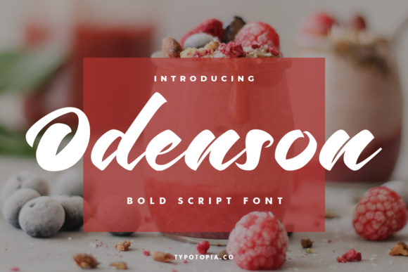 Odenson Font: Elevate Your Campaign Visuals