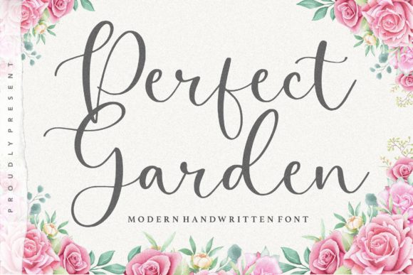Perfect Garden: A Delicate Script Handwritten Font for Editorial Design