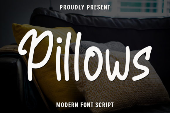 Pillows: A Sweet Handwritten Font for Makers