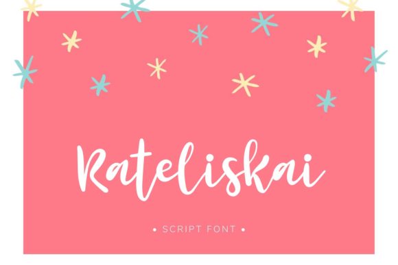 Rateliskai: A Modern Script Handwritten Font for Branding