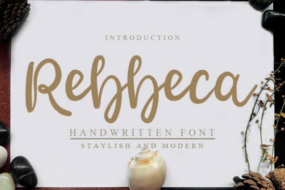 Rebbeca: The Elegant Handwritten Font for Modern Brands