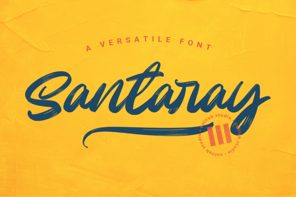 Santaray: A Timeless Script Font for Editorial Design