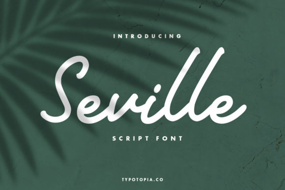 Seville Font: Elegant Script for Editorial Design