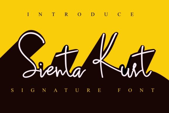 Sienta Kurt: The Perfect Script Handwritten Font for Makers