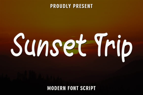 Sunset Trip: The Bold Script Font for Viral Marketing