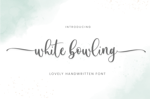 White Bowling: A Handwritten Font for Brand Growth