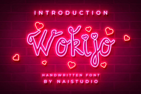 Wokijo: A Stylish Script Handwritten Font for Editorial Design