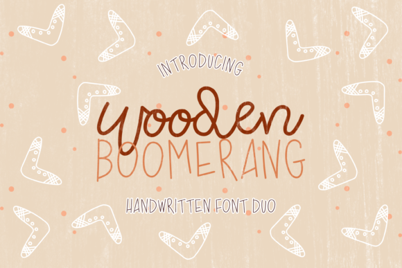 Wooden Boomerang Font: A Designer's Take on Versatile Script